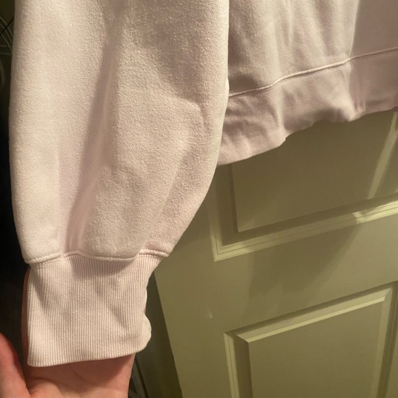 TNA Baby Pink Cozy Perfect Crew Sweatshirt - 2 - Picture 5 of 6